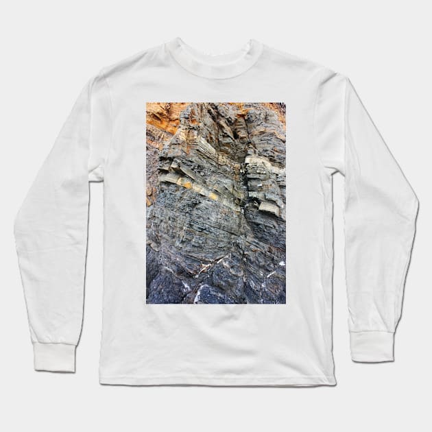 History Book. Panther Beach, California Long Sleeve T-Shirt by IgorPozdnyakov